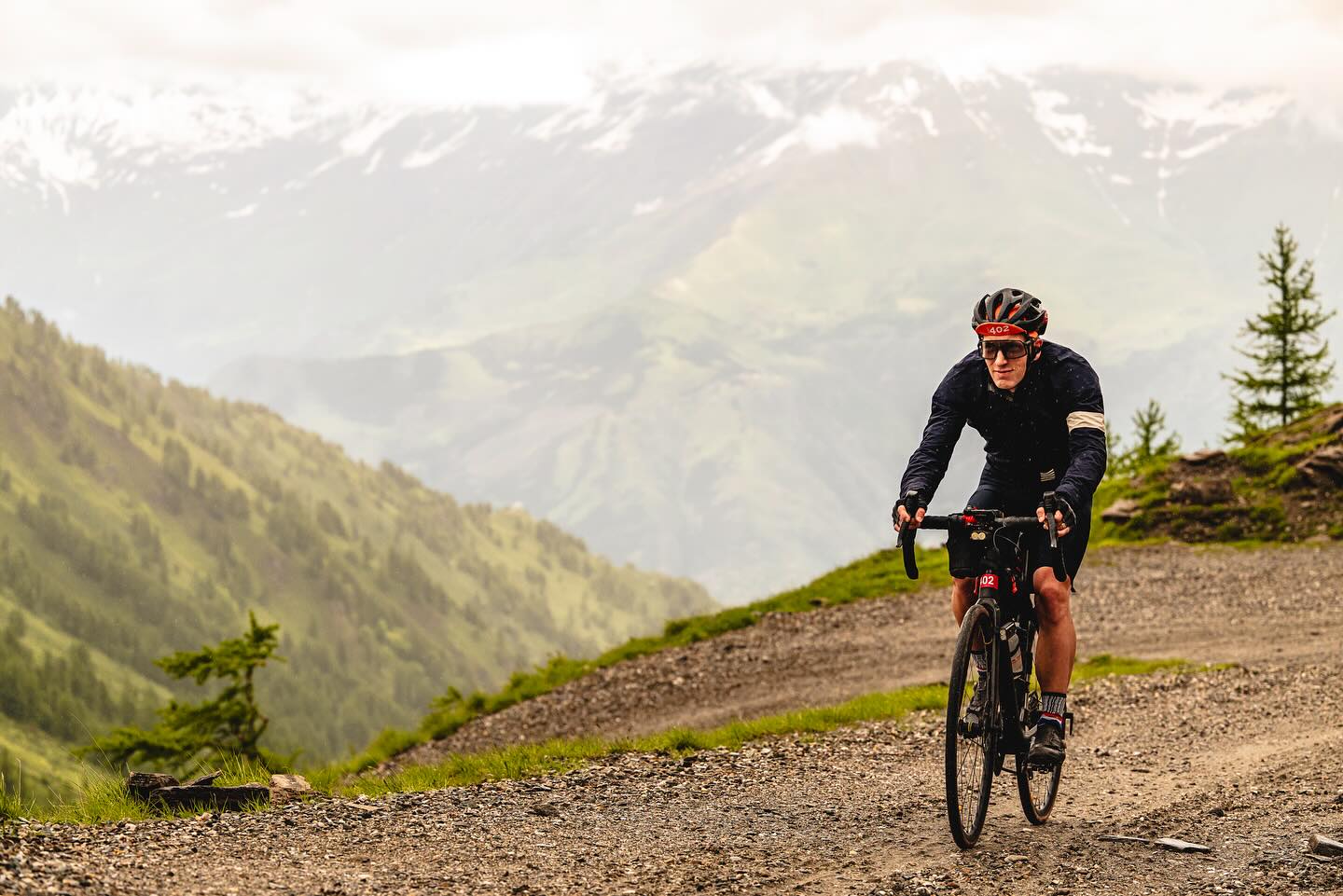 Frédéric Monet à vélo